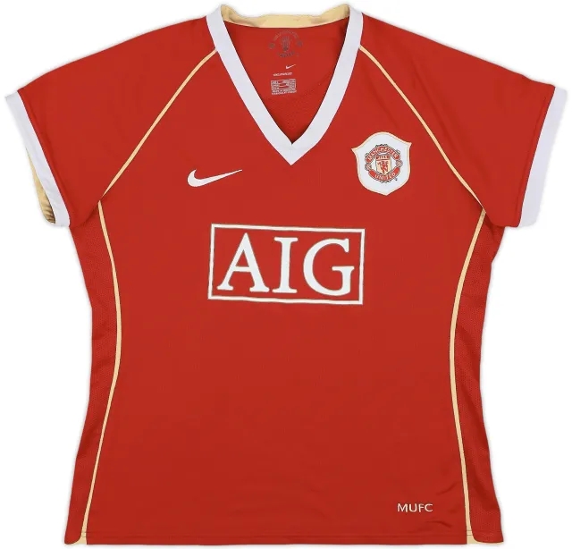 Nike 2006-07 Manchester United Home Shirt Evra #3 - 6/10 - (L)