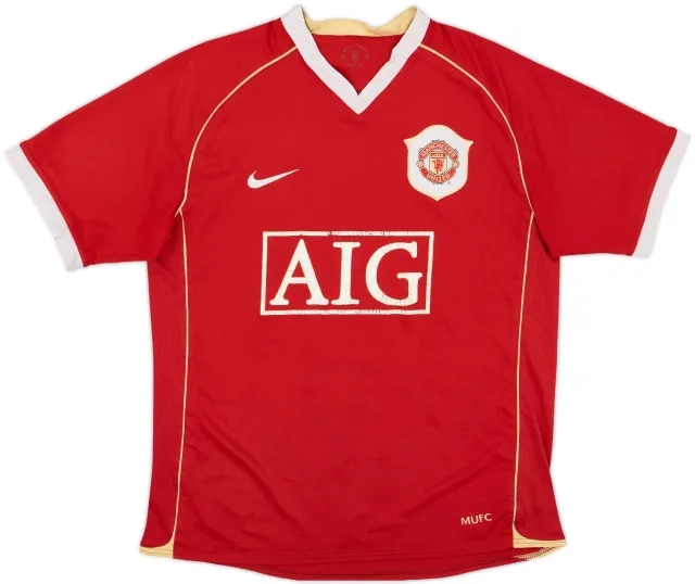 Nike 2006-07 Manchester United Home Shirt Ronaldo #7 - 8/10 - (XL)