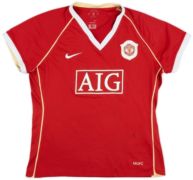 Nike 2006-07 Manchester United Home Shirt Solskjaer #20 - 7/10 - (XL)
