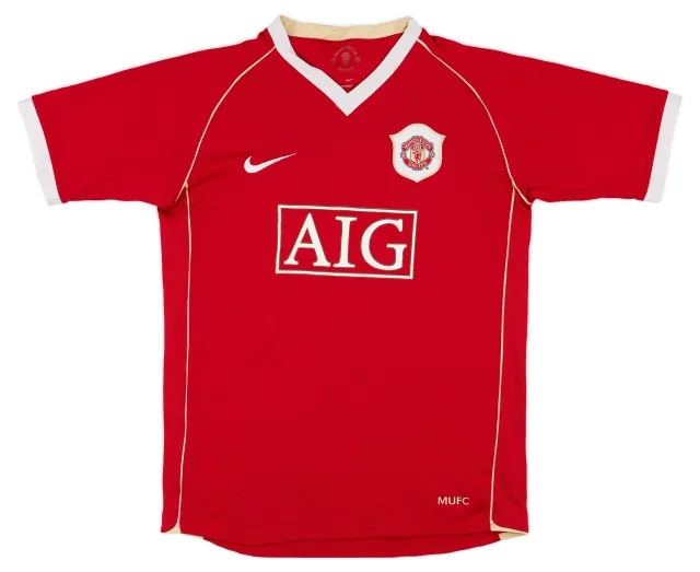 Nike 2006-07 Manchester United Home Shirt - 6/10 - (XL.Boys)