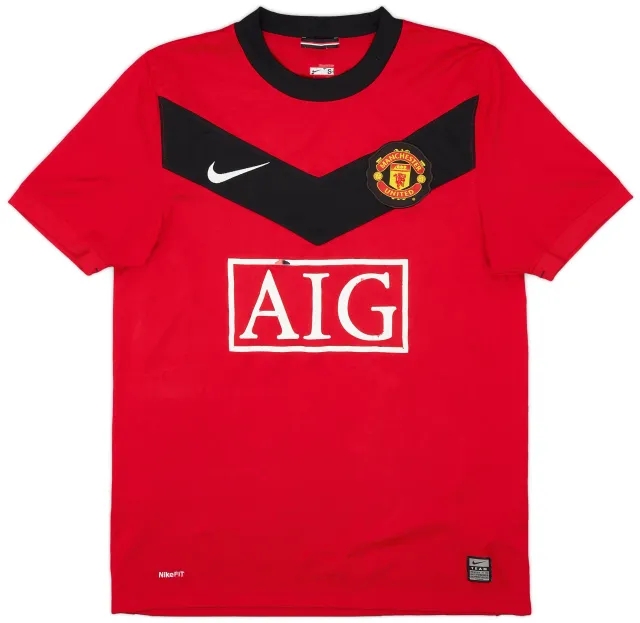 Nike 2009-10 Manchester United Home Shirt - 5/10 - (S)