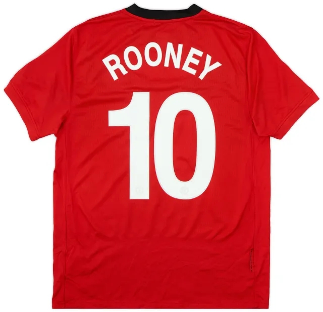Nike 2009-10 Manchester United Home Shirt Rooney #10 - 5/10 - (M)