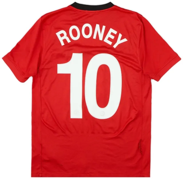 Nike 2009-10 Manchester United Home Shirt Rooney #10 - 5/10 - (S)