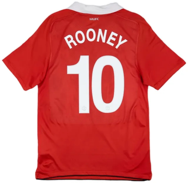 Nike 2010-11 Manchester United Home Shirt J.S. Park #13 - 9/10 - (XL)