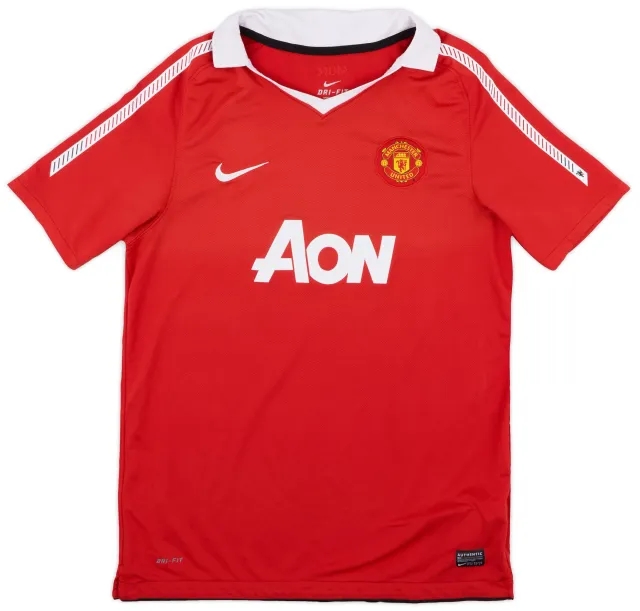 Nike 2010-11 Manchester United Home Shirt - 9/10 - (XL.Boys)