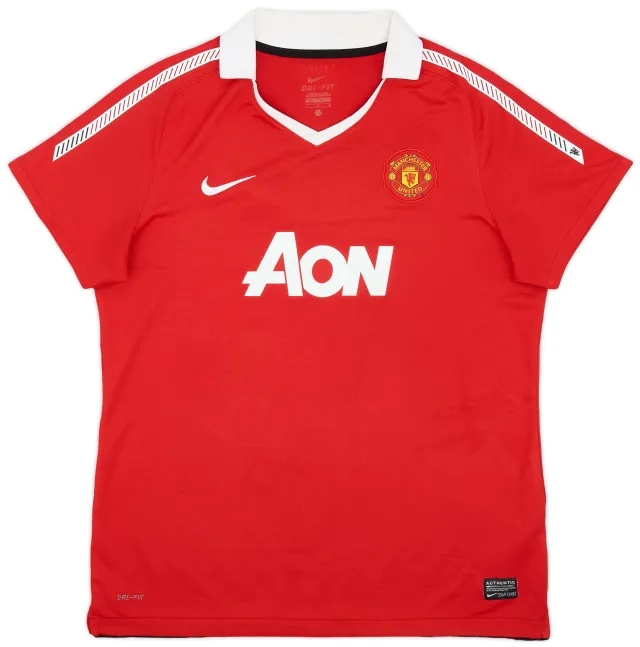 Nike 2010-11 Manchester United Home Shirt - 8/10 - (Women's L)
