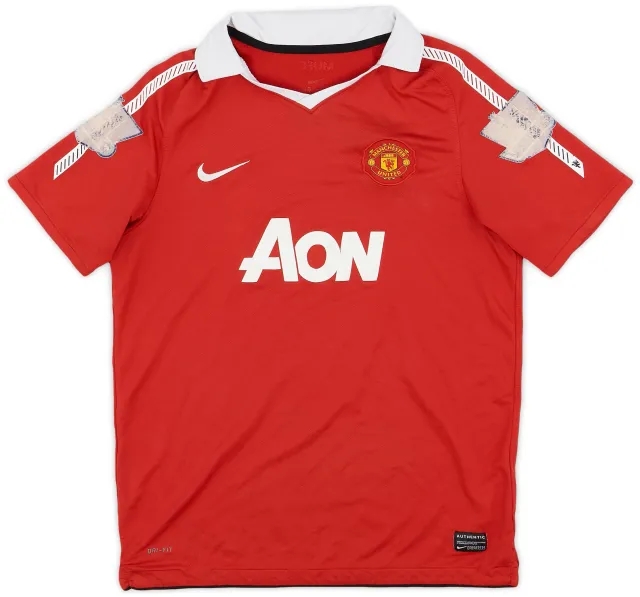 Nike 2010-11 Manchester United Home Shirt - 9/10 - (M.Boys)