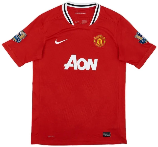 Nike 2011-12 Manchester United Home Shirt Scholes #22 - 6/10 - (XL)