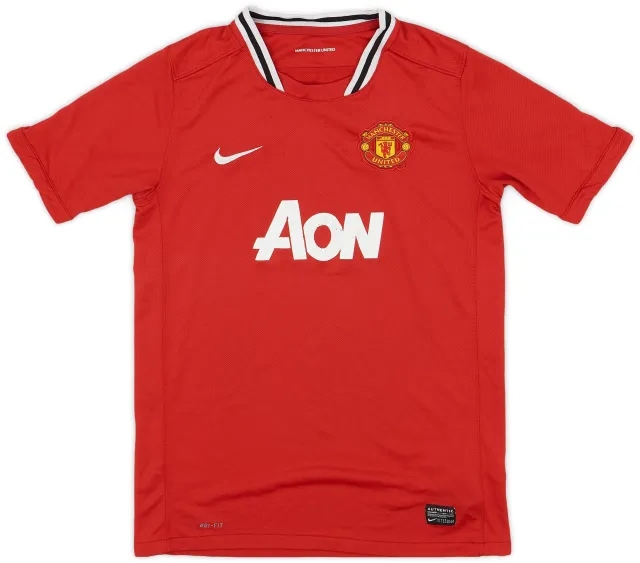 Nike 2011-12 Manchester United Home Shirt - 6/10 - (XL.Boys)