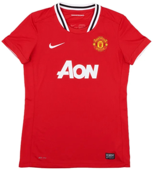 Nike 2011-12 Manchester United Home Shirt - 6/10 - (XL.Boys)