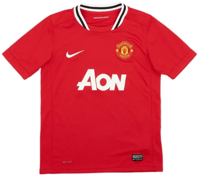 Nike 2011-12 Manchester United Home Shirt - 6/10 - (L infants)
