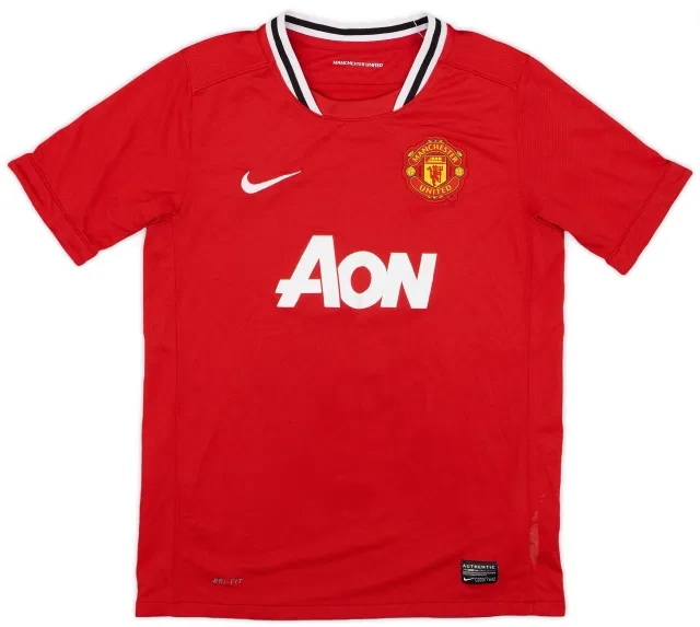 Nike 2011-12 Manchester United Home Shirt - 6/10 - (L.Boys)