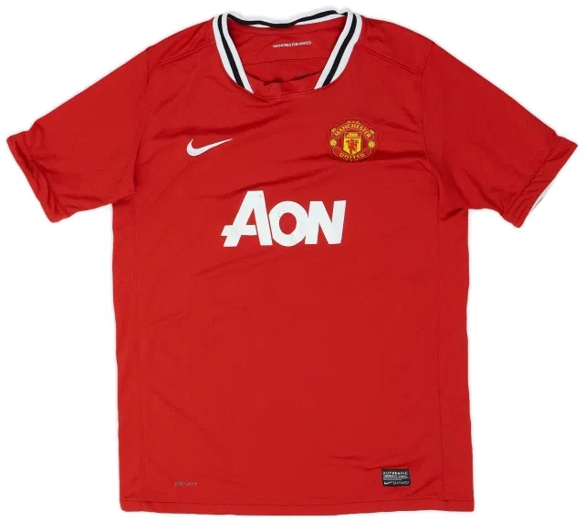 Nike 2011-12 Manchester United Home Shirt - 6/10 - (XL.Boys)