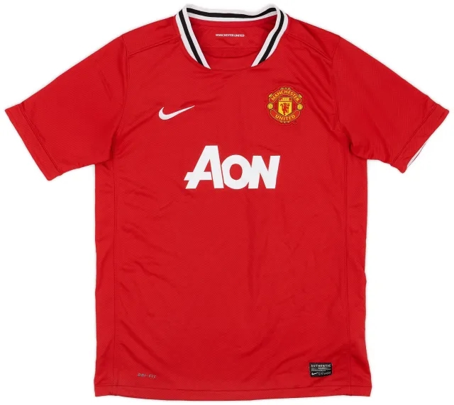 Nike 2011-12 Manchester United Home Shirt - 8/10 - (XL.Boys)