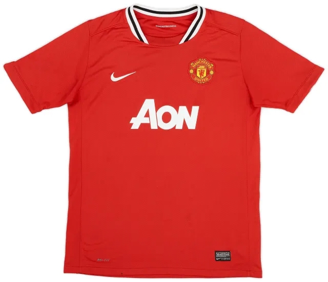 Nike 2011-12 Manchester United Home Shirt - 8/10 - (XL.Boys)
