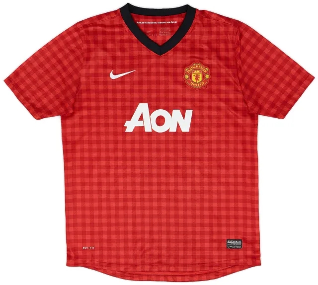 Nike 2012-13 Manchester United Home Shirt - 8/10 - (XL.Boys)