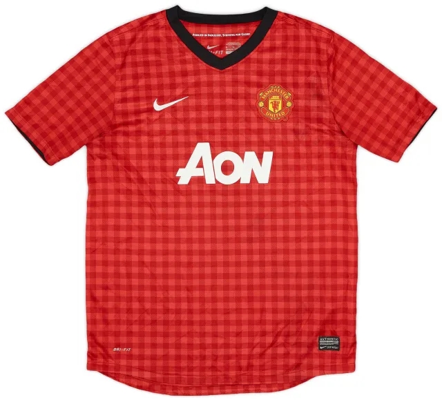 Nike 2012-13 Manchester United Home Shirt - 7/10 - (XL.Boys)