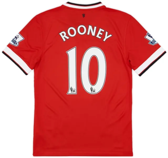 Nike 2014-15 Manchester United Home Shirt Rooney #10 - 7/10 - (S)