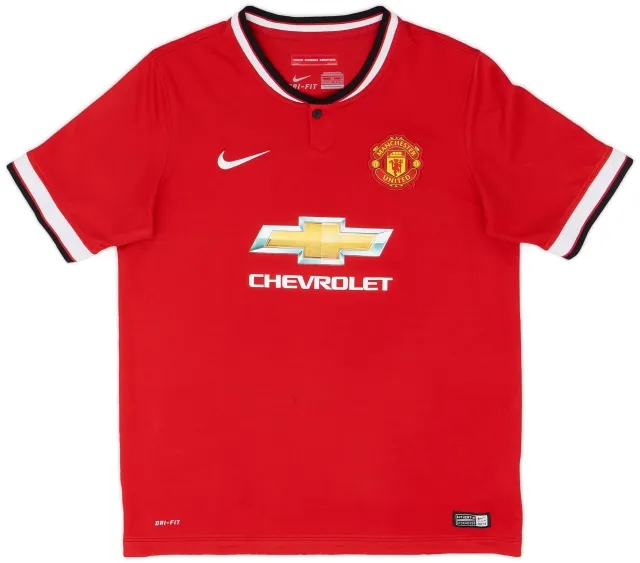 Nike 2014-15 Manchester United Home Shirt - 8/10 - (XL.Boys)