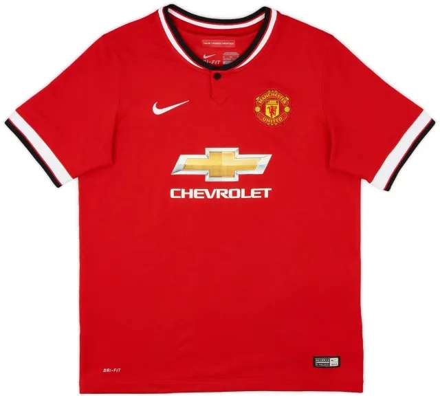 Nike 2014-15 Manchester United Home Shirt - 8/10 - (XL.Boys)