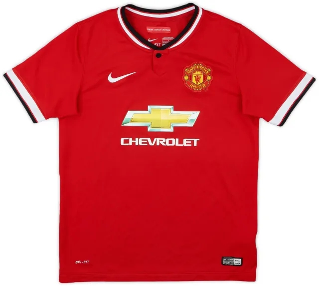 Nike 2014-15 Manchester United Home Shirt - 7/10 - (L.Boys)