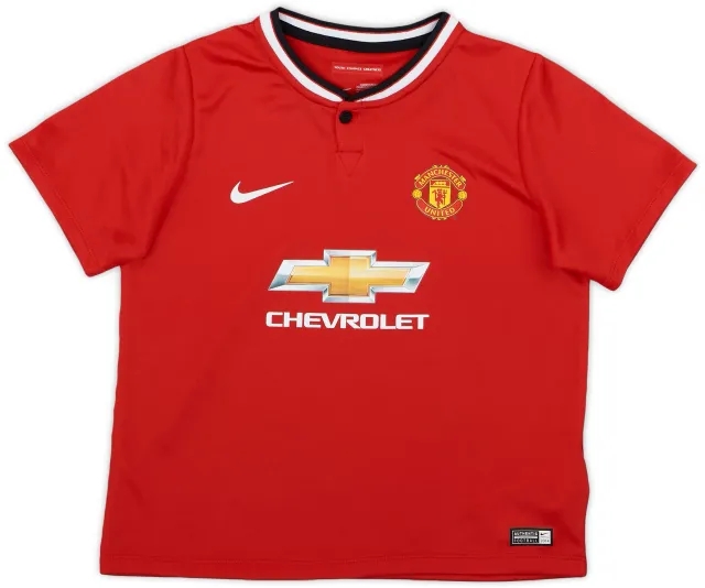 Nike 2014-15 Manchester United Home Shirt - 8/10 - (S.Boys)