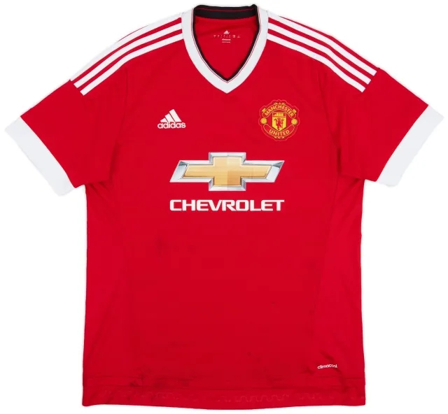 adidas 2015-16 Manchester United Home Shirt - 5/10 - (L)