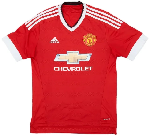 adidas 2015-16 Manchester United Home Shirt - 5/10 - (M)