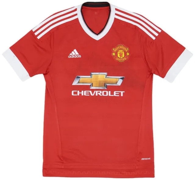 adidas 2015-16 Manchester United Home Shirt - 5/10 - (S)