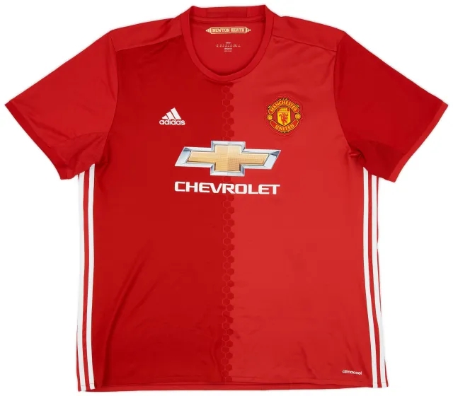 adidas 2016-17 Manchester United Home Shirt - 5/10 - (XXL)