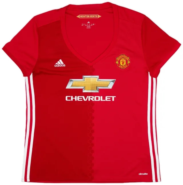 adidas 2016-17 Manchester United Home Shirt - 9/10 - (Women's XL)