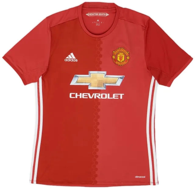 adidas 2016-17 Manchester United Home Shirt - 5/10 - (M)