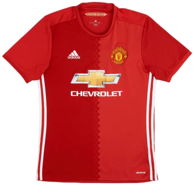 adidas 2016-17 Manchester United Home Shirt - 5/10 - (M)