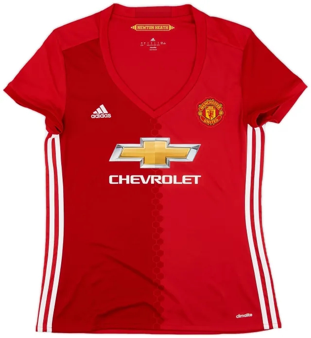 adidas 2016-17 Manchester United Home Shirt - 8/10 - (Women's L)