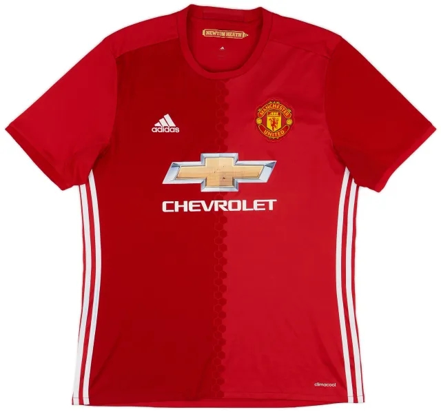 adidas 2016-17 Manchester United Home Shirt - 5/10 - (L)