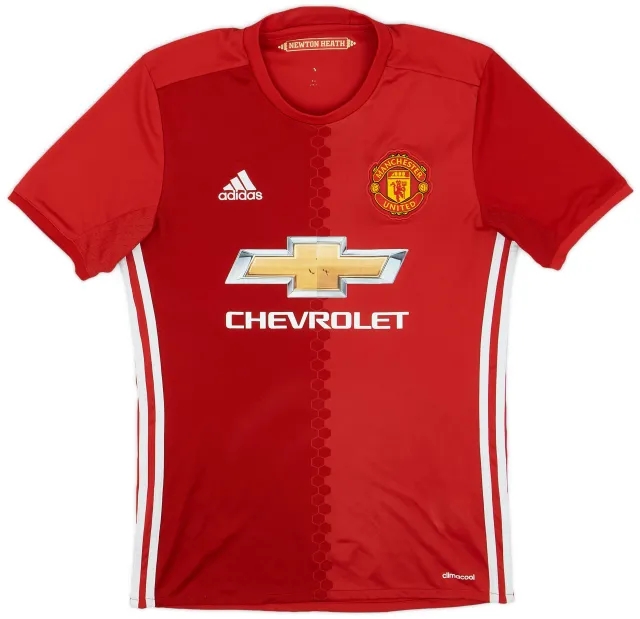 adidas 2016-17 Manchester United Home Shirt - 5/10 - (S)