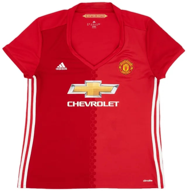 adidas 2016-17 Manchester United Home Shirt - 6/10 - (Women's XL)
