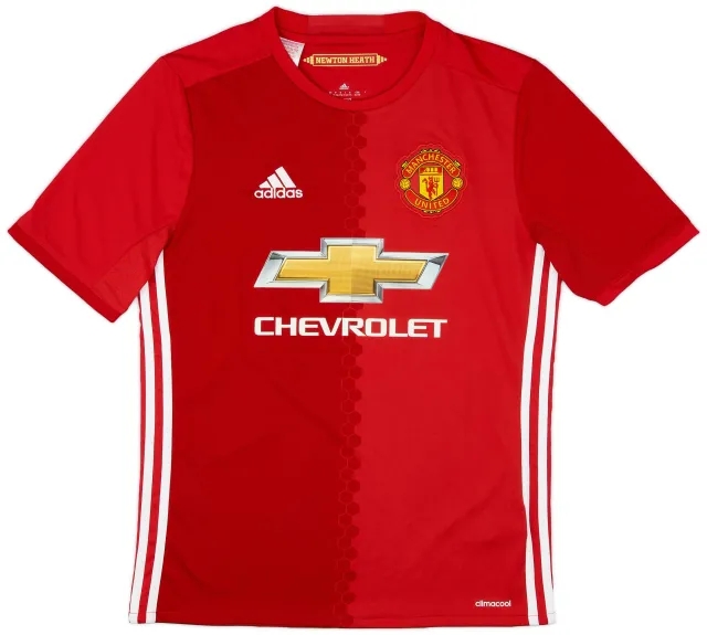 adidas 2016-17 Manchester United Home Shirt - 7/10 - (XL.Boys)