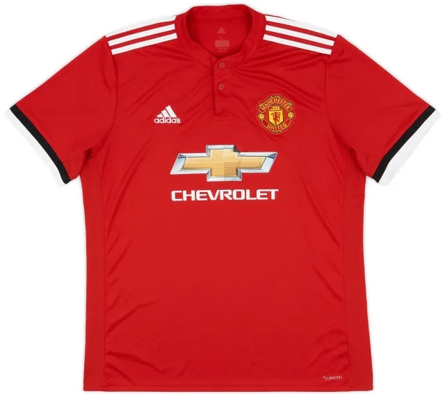 adidas 2017-18 Manchester United Home Shirt - 5/10 - (XL)