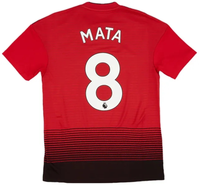 adidas 2018-19 Manchester United Home Shirt Mata #8 (S)