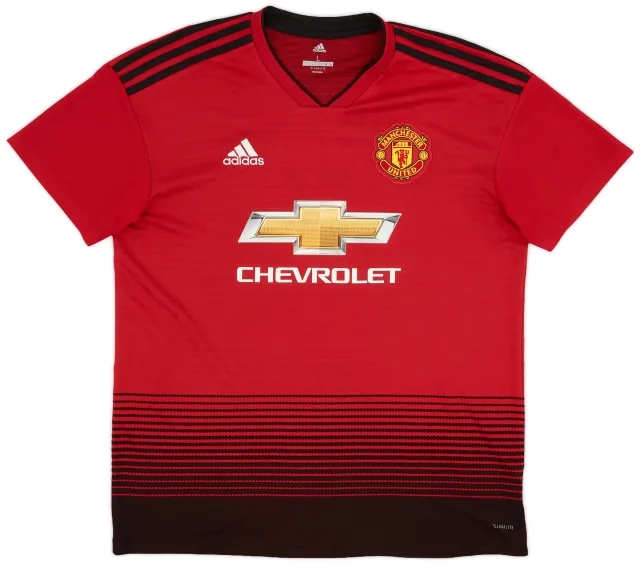 adidas 2018-19 Manchester United Home Shirt Rashford #10 - 8/10 - (L)