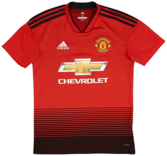 adidas 2018-19 Manchester United Home Shirt - 6/10 - (XS)