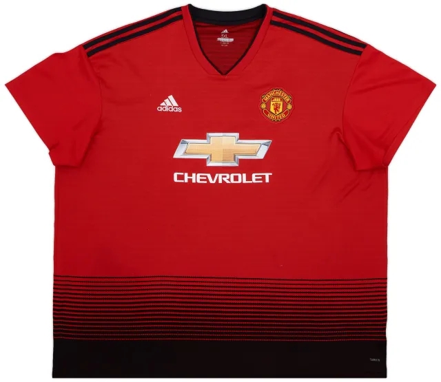 adidas 2018-19 Manchester United Home Shirt - 6/10 - (3XL)