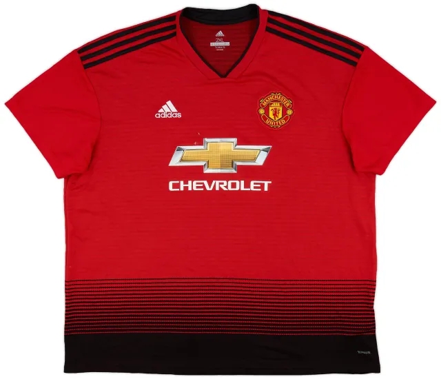 adidas 2018-19 Manchester United Home Shirt - 6/10 - (XXL)