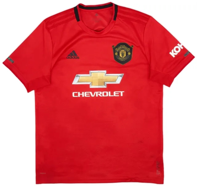 adidas 2019-20 Manchester United Home Shirt Martial #9 - 5/10 - (L)