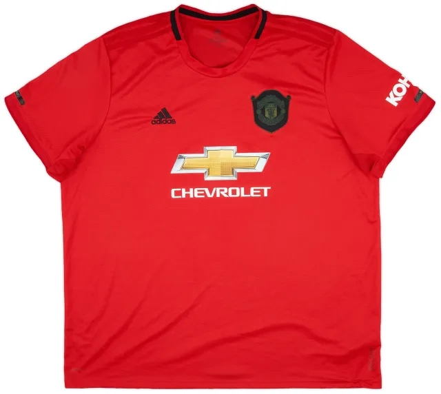 adidas 2019-20 Manchester United Home Shirt - 5/10 - (3XL)