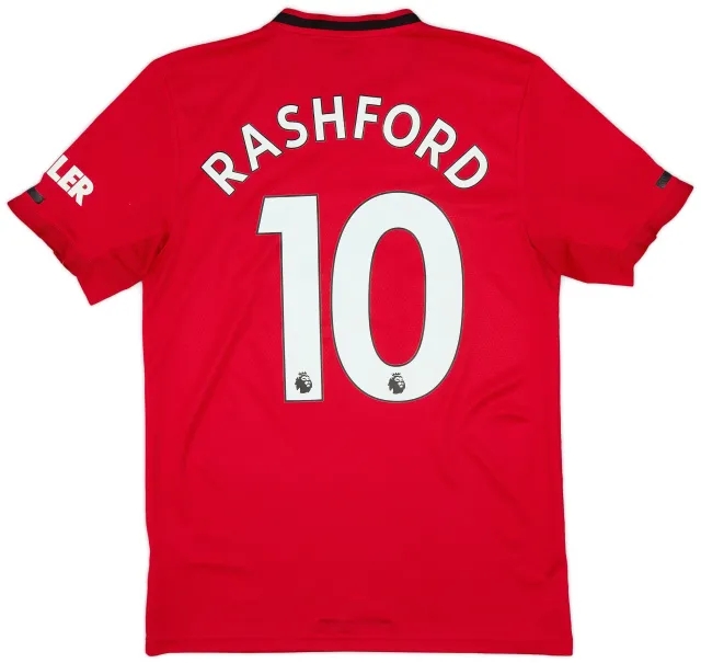 adidas 2019-20 Manchester United Home Shirt Rashford #10 - 9/10 - (S)
