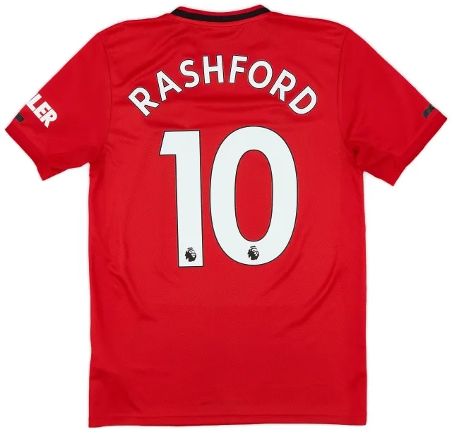 adidas 2019-20 Manchester United Home Shirt Rashford #10 - 9/10 - (S)