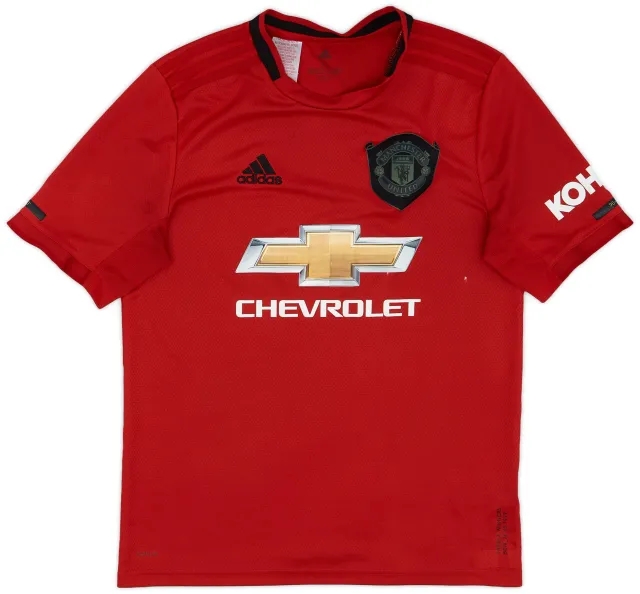 adidas 2019-20 Manchester United Home Shirt - 7/10 - (XL.Boys)