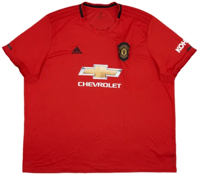 adidas 2019-20 Manchester United Home Shirt - 7/10 - (4XL)